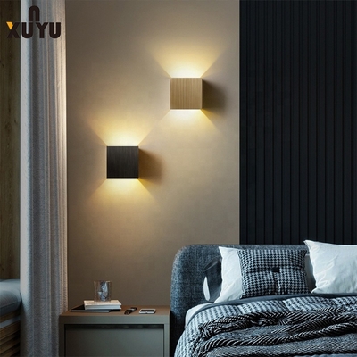 Multicolor Brushed Square Wall Light 1080lm Up And Down Lighting