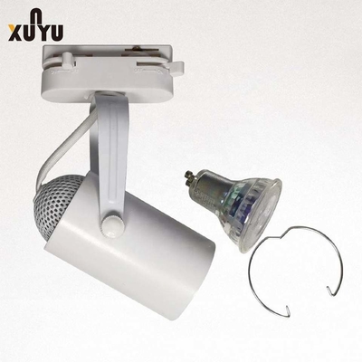 Aluminum Heat Dissipation Adjustable 180 Angle Gu10 Track Light