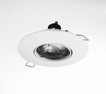 Aluminum Indoor Mr16 Downlight Housing Living Room Round Recessed Downlight Housing