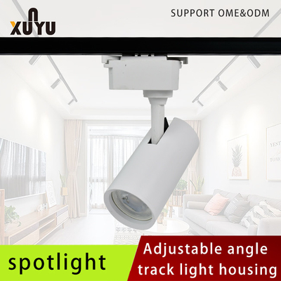 CCT Gu10 Track Light Fixtures 3000K 4000K 6000K Track Lighting Housing