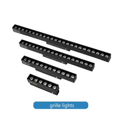 Black 6w 12w 18w Magnetic Track Spotlight Commercial Smart No Master Light