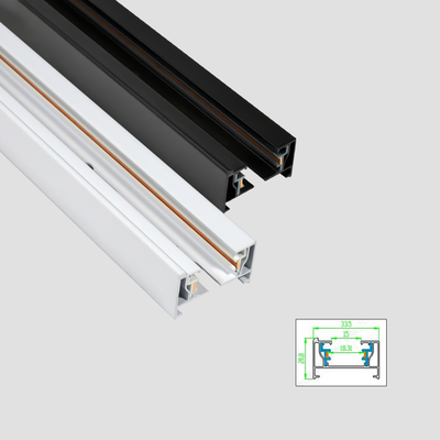 2 Wire 1M 1.5M 2M Clothing Store Track Rail System Thickened Copper Core Square
