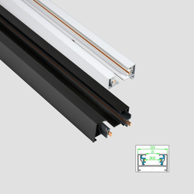 Surface Mounted Thickened 2 Wire Track Rail System 1m 1.5m 2m