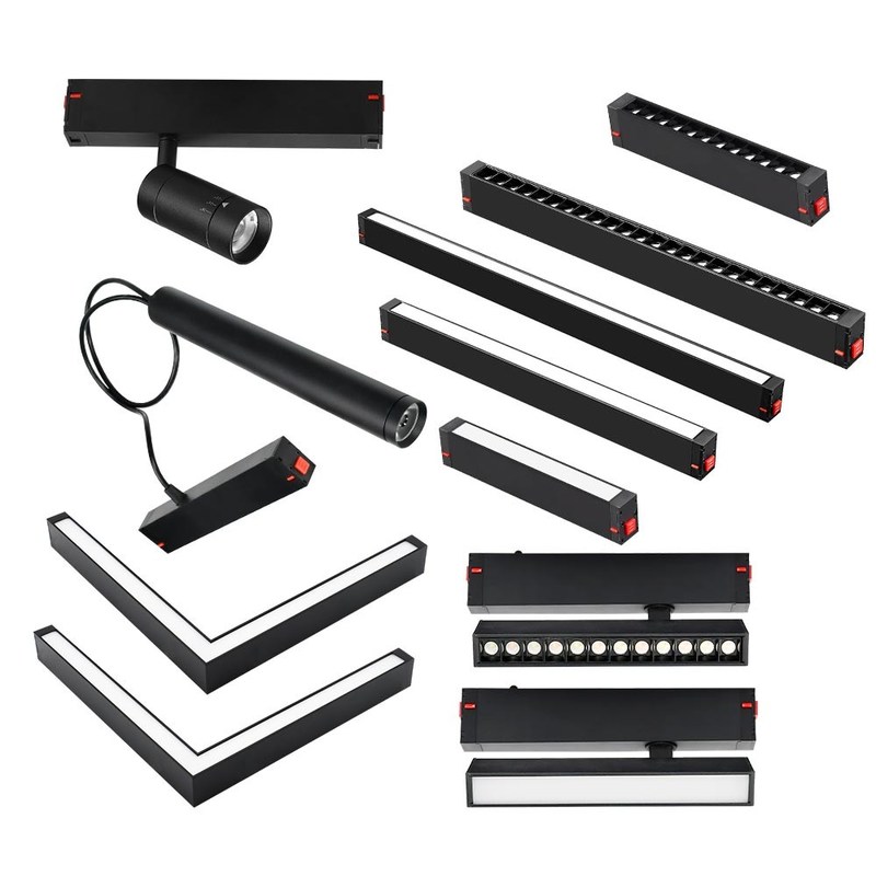 Intelligent Dimming And Color Adjustment Magnetic Track Light Supports ...
