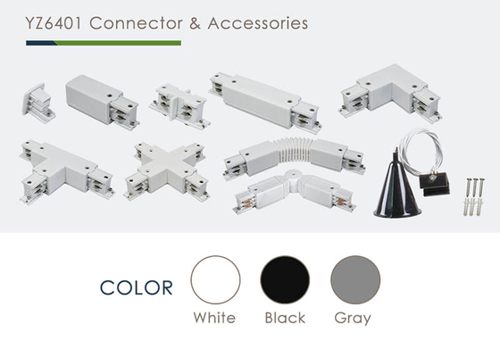 CE RoHS Track Lighting Rail System 0.5m 1m 1.5m LED Track Light System