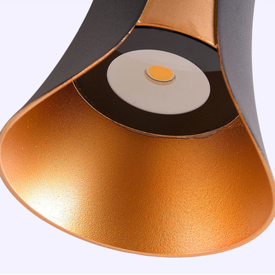 Sand Black Cri80 6W Ip65 Waterproof Up And Down Luminous Led Wall Lamps