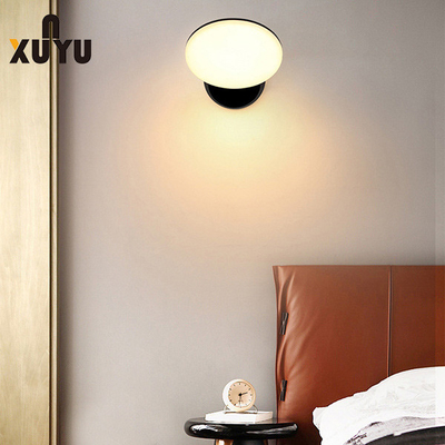 Aluminum PC Black Wall Lights Indoor Personalized 12W 3000K / 6000K