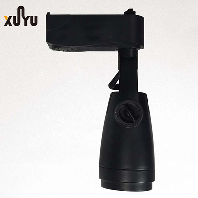 Aluminum GU10 Modern Track Lighting 360 Degree Horizontal Rotation