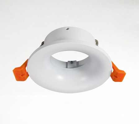 Industrial Mr16 LED Housing For 110-248v White Round Commercial Spotlight