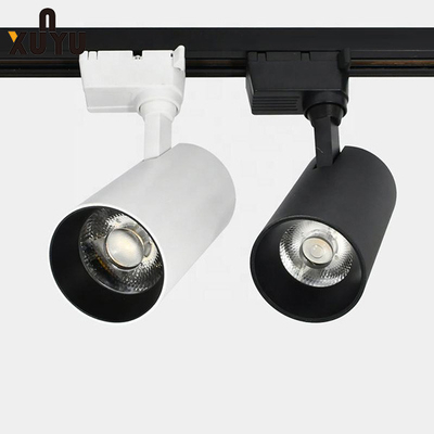 Cob Black Anti Glare Modern Led Track Lighting For Shopping Mall Clothing Store