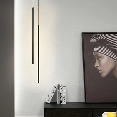 Home LED Pendant Light 80lm/W CE Linear Lighting Dining Room