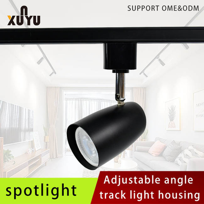 Aluminum Gu10 Track Light Fixtures Surface Mounted Track Light Housing