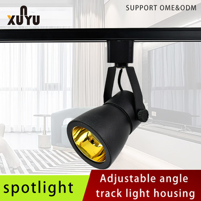 Horn Shape Gu10 Track Light Fixtures 3000-6000K Mr16 Track Light Fixtures