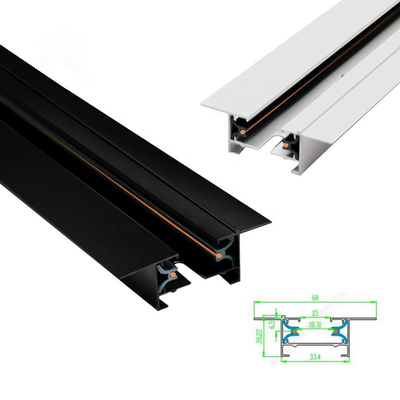 3m Track Lighting Rail System Spotlight Aluminum Track Rail