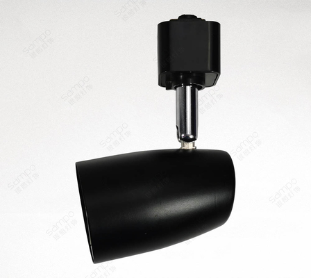 Optional ABS Iron Material Gu10 Track Light Fixtures MR16 Adjustable Track Lighting Fixtures