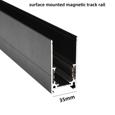 Household 48v 20mm 35mm Magnetic Track Light System Surface Mounted