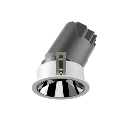 Living Room Led Recessed Lighting Dimmable Anti Glare 80lm/W Downlight