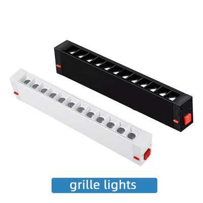 9w 18w LED Magnetic Track Light Frameless Recessed Grille Lamp For Living Room