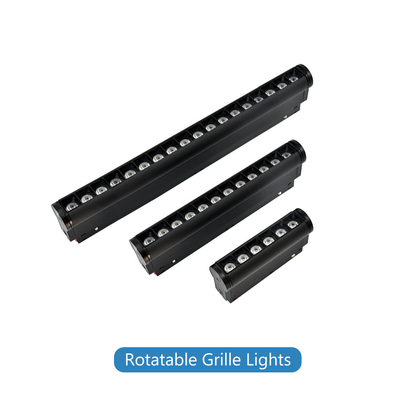 Rotating Adjustable Angle Grille Lamp Direct Light Emitting Wall Washer Spotlight