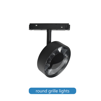9w Round Magnetic Track Spotlight Living Room Home Lighting Grille Lamp