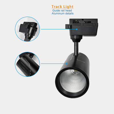 Black And White Adjustable Angle Spotlight For Clothing Store Shopping Mall