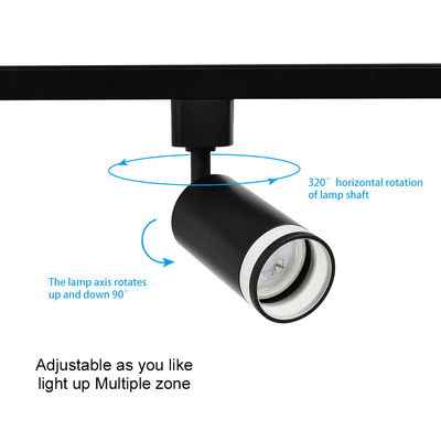 Acrylic Aluminum GU10 Track Light Anti Glare Without Main Lamp Design