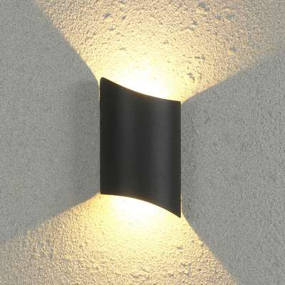 Outdoor Up And Down Luminous Irregular Double Headed Wall Light Waterproof