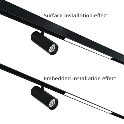 Intelligent Track Lighting Cob Spotlight 12w 20w 30w Track Light Surface Mounted