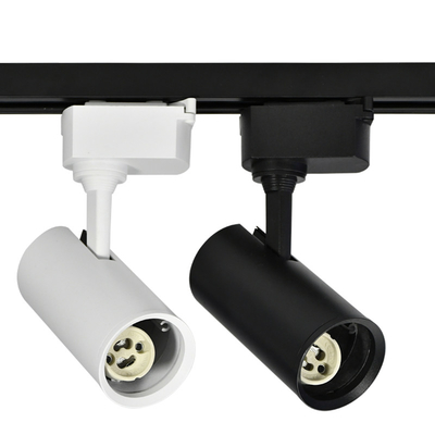 GU10 Housing MR16 Track Light Fixture For Clothing Shop