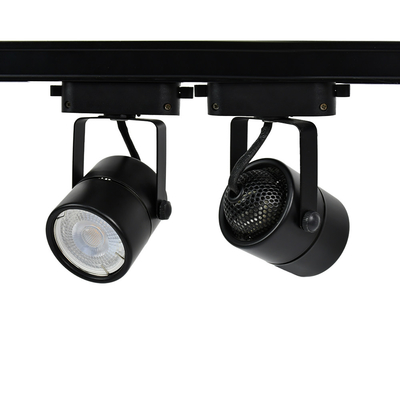 Replaceable Light Source Lamp Cup Mr16 / Gu10 Track Light Housing Adjustable Angle