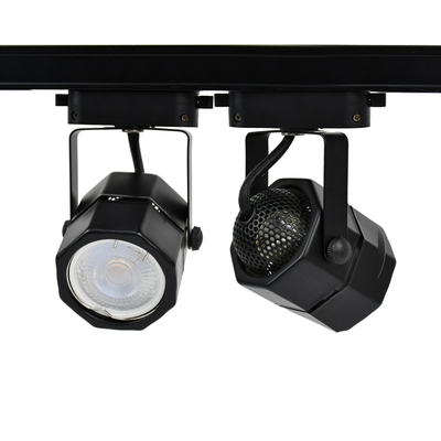 Exhibition Hall Clothing Store Track Light Housing Customized Hexagonal Gu10 / Mr16