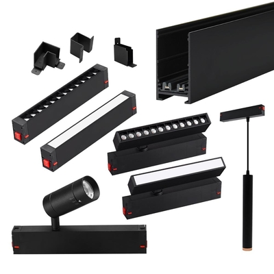 No Main Light Magnetic Light Track Surface Mounted Concealed Magnetic Track Floodlight