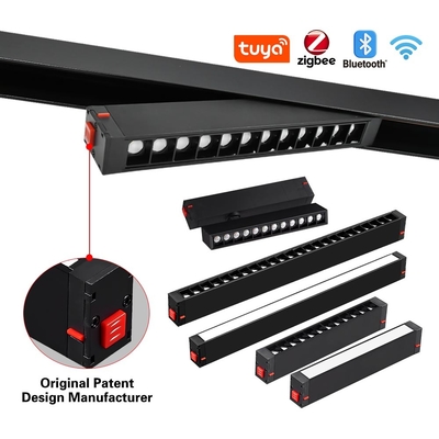 No Main Light Magnetic Track Surface Mounted Track Linear 3000K 12W 24W Grille Light