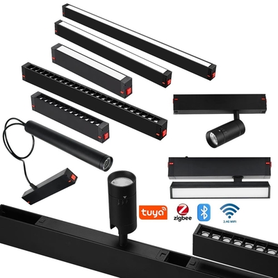 High Voltage Magnetic Track Light For Home Living Room With No Main Light