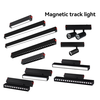 10W 20W Magnetic Track Living Room Grille Flood Light Track Light Concealed Without Main Light
