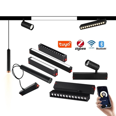 Intelligent Dimming And Color Adjustment Living Room Magnetic Track Light
