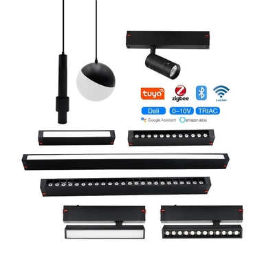 Smartphone Controls 2.4G Magnetic Track Light Pendant Light Without Main Light Lighting
