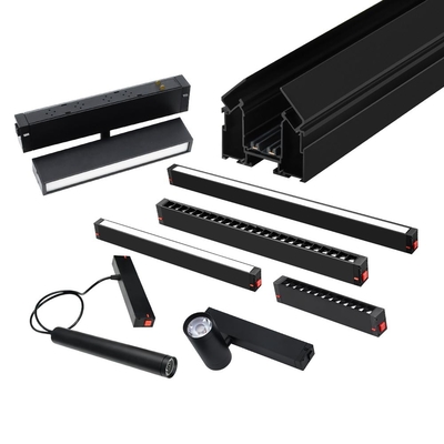 Magnetic Track Light Embedded Surface Mounted Home Living Room Without Main Light Lighting