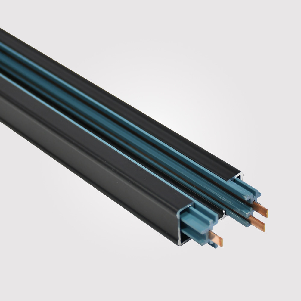 Aluminum Copper Core Black Thickened Led Track Rail Surface Mounted ...