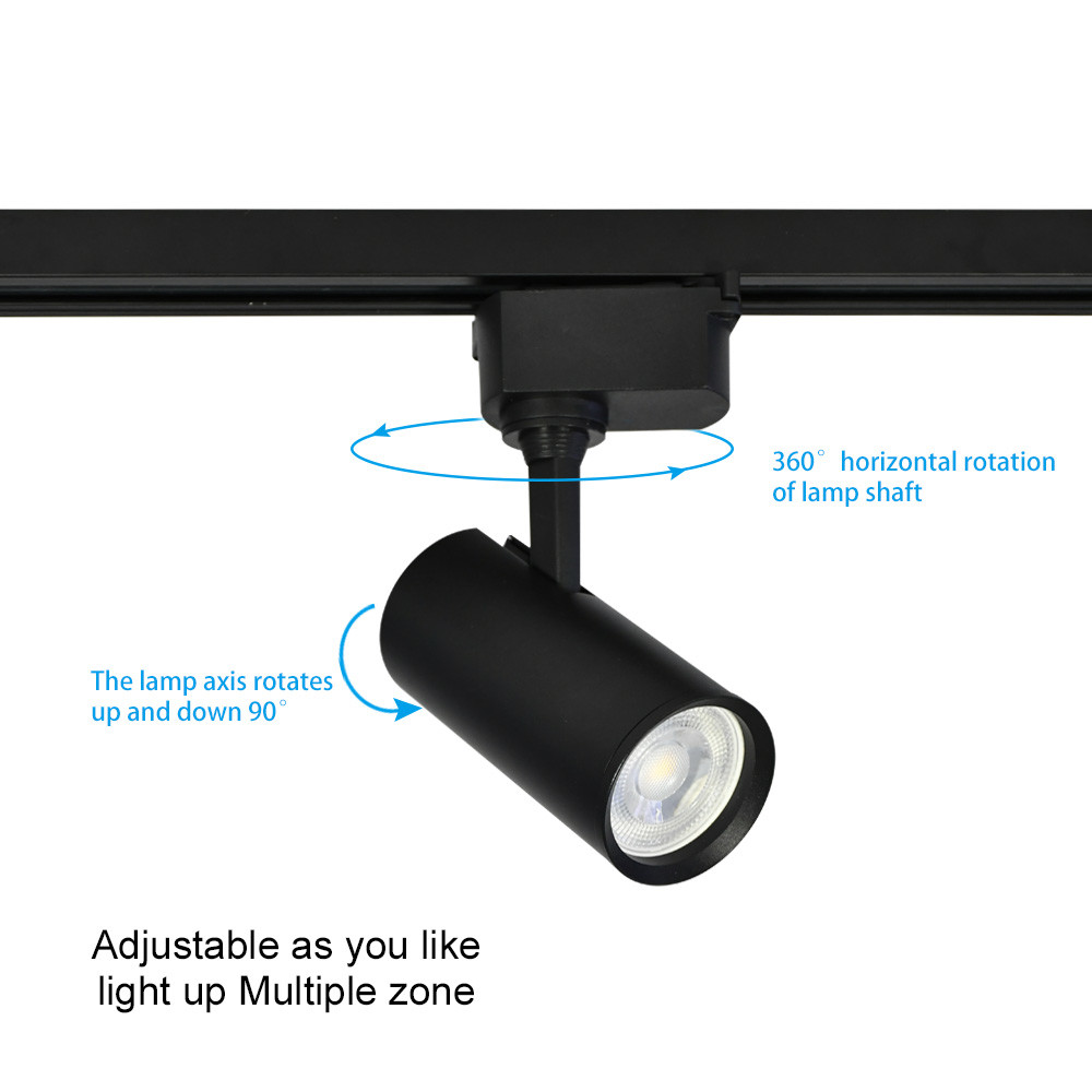 GU10 Spotlight Shell Replaceable Light Source MR16 Track Light Fixture ...