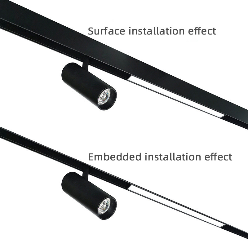 Intelligent Track Lighting Cob Spotlight 12w 20w 30w Track Light ...