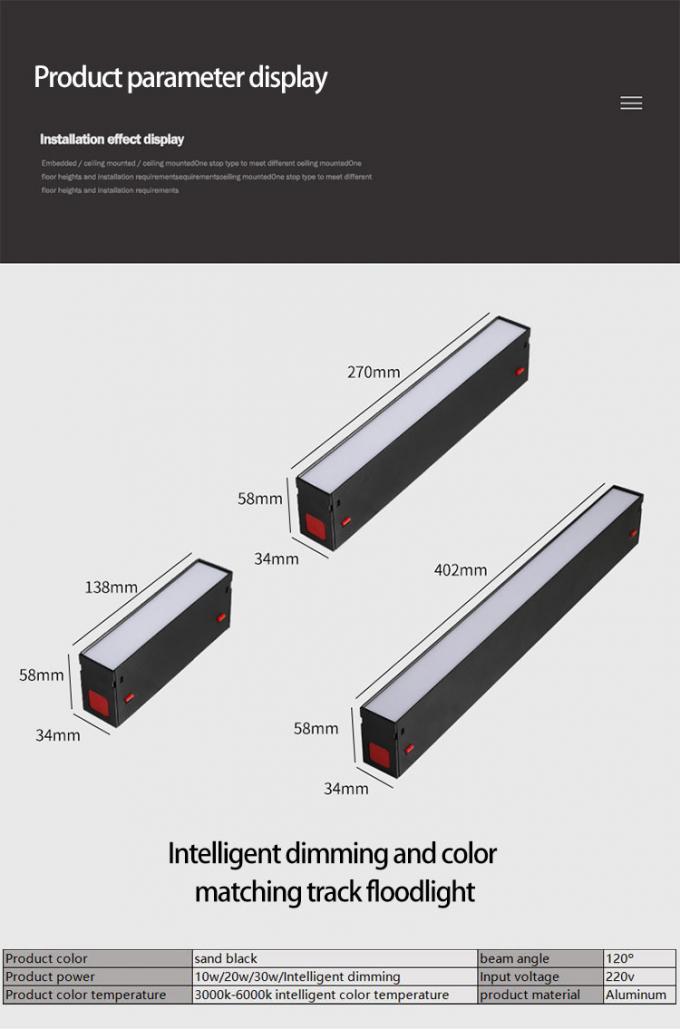 Smart Tuya LED Magnetic Track Light 220v Linear Track System 0