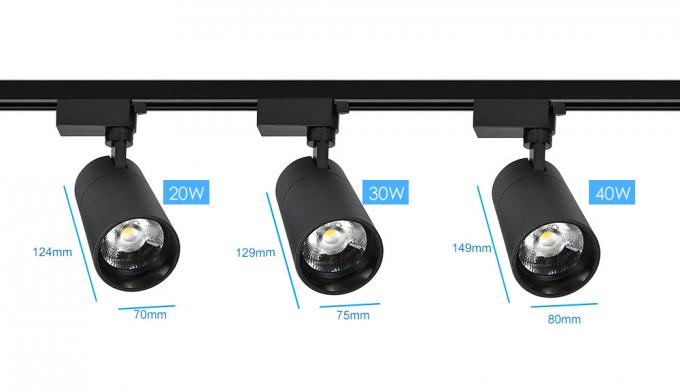 Surface Mounted Adjustable Angle Cob Led Track Light High CRI