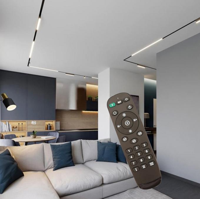 220V Linear Magnetic LED Track Light Dimming Embedded / Surface Mounted